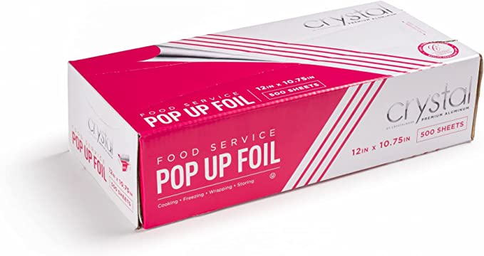 Choice 9 x 10 3/4 Food Service Interfolded Pop-Up Foil Sheets