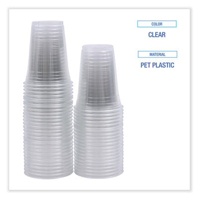 Clear Pet Plastic 16 oz Cups