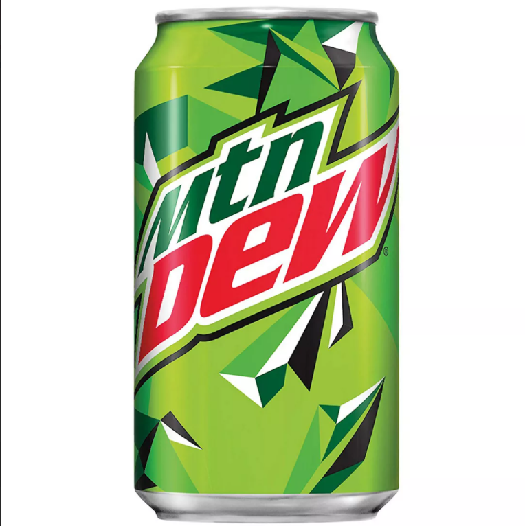 Mountain Dew Cans. 12 oz Soda Can, 36/Pack