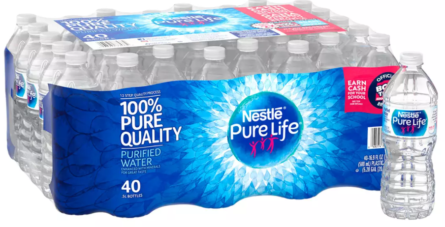 Nestle Pure Life 16.9-oz. Bottles of Water, 6-ct. Packs