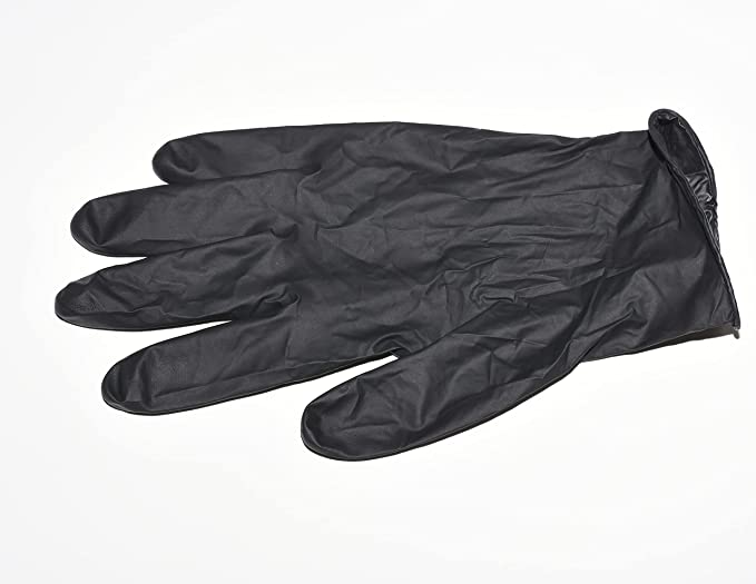 Safeguard Black Nitrile Gloves 1,000/Case